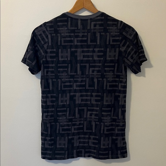 NIKE Elite Logo Youth Large Athletic Cut Short Sleeve Tee Dri-Fit Black Swoosh - Picture 5 of 6